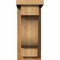 Ekena Millwork Newport Rough Sawn Corbel w/Backplate, Western Red Cedar, 6"W x 10"D x 14"H COR06X10X14NEW01RWR - alternate 4